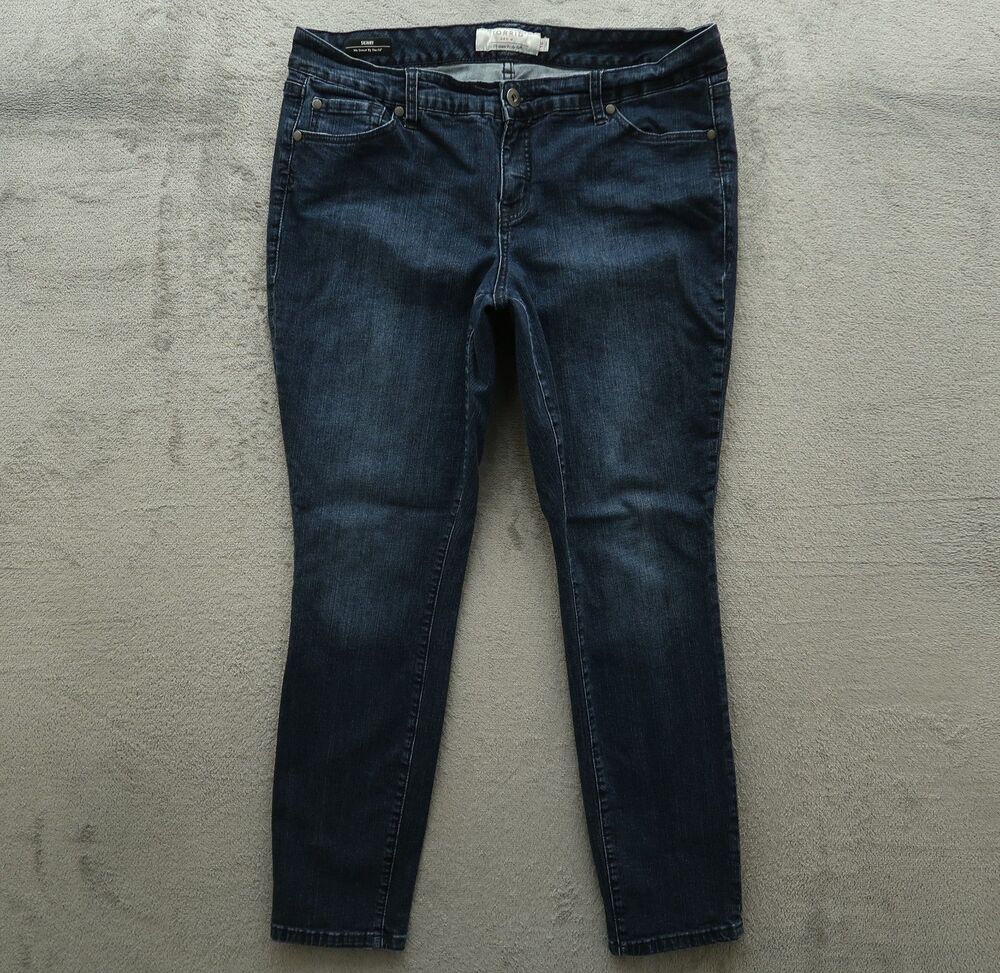Torrid Jeans Women's Size 16 Blue Mid-Rise Skinny Denim 29" Inseam Stretch